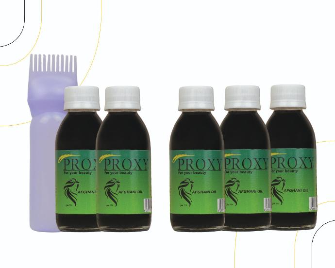 3 Bottles of Proxy Hair Oil + An additional 2 bottles and a free oil distributer